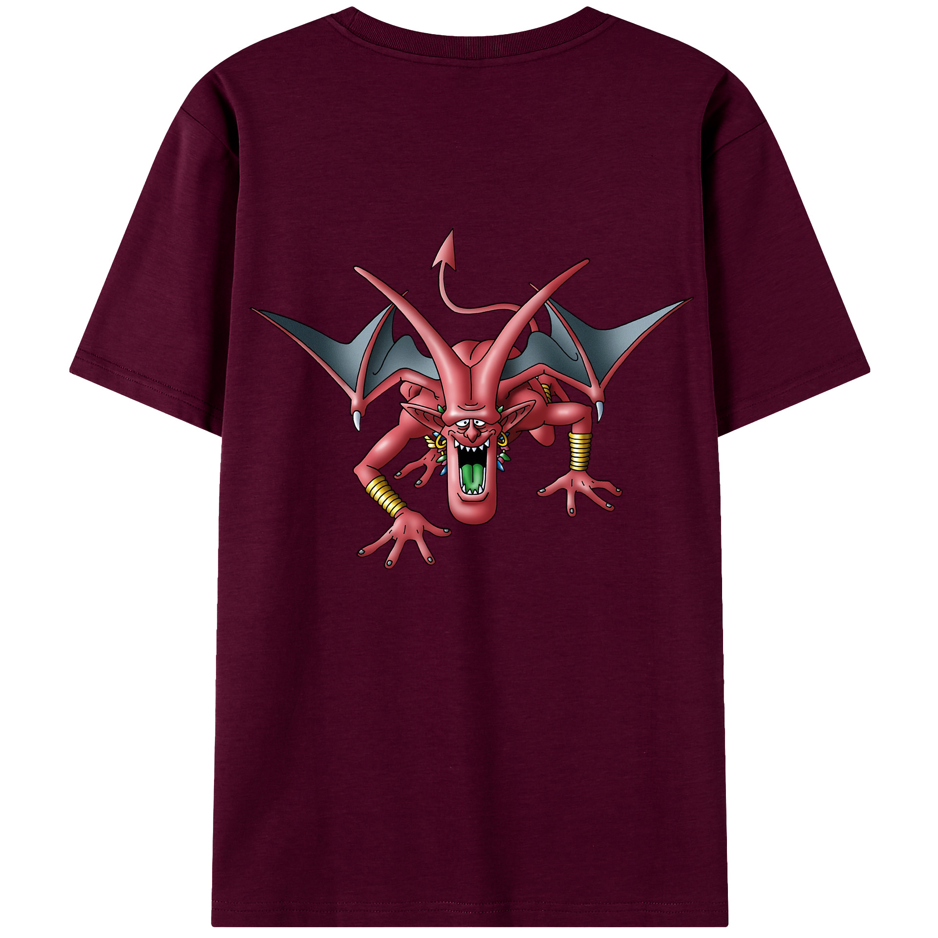 （画像用） ドラゴンクエスト Doragon Kuesuto Dragon Quest レディース半袖Tシャツ(バックプリント)